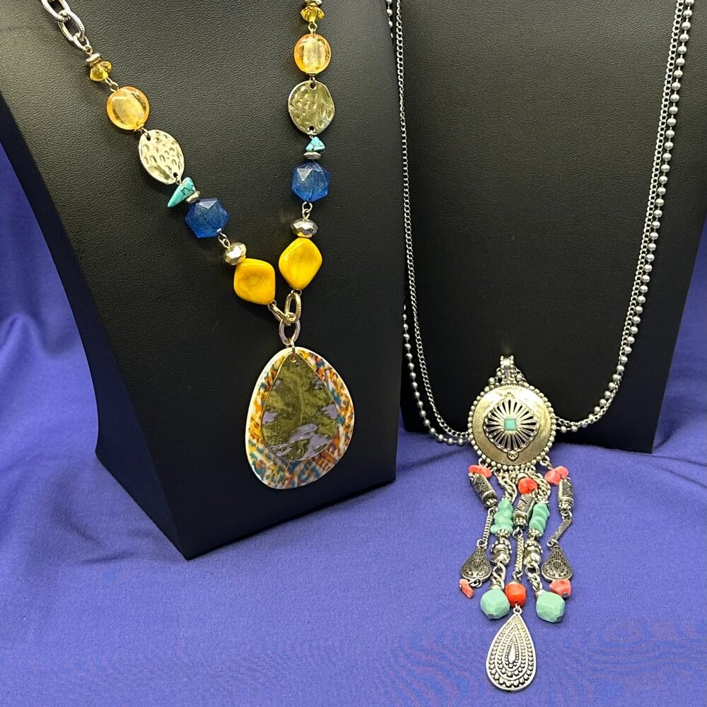 Set:  2 Ruby Rd. Colorful Necklaces - Picture 3 of 15